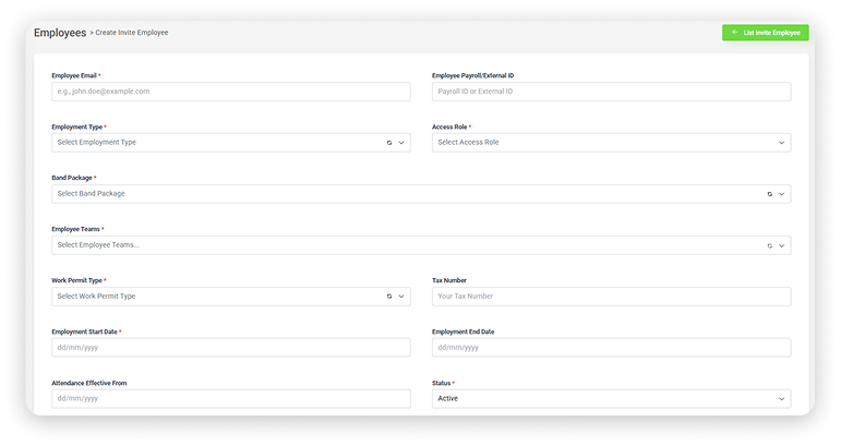 Self onboarding