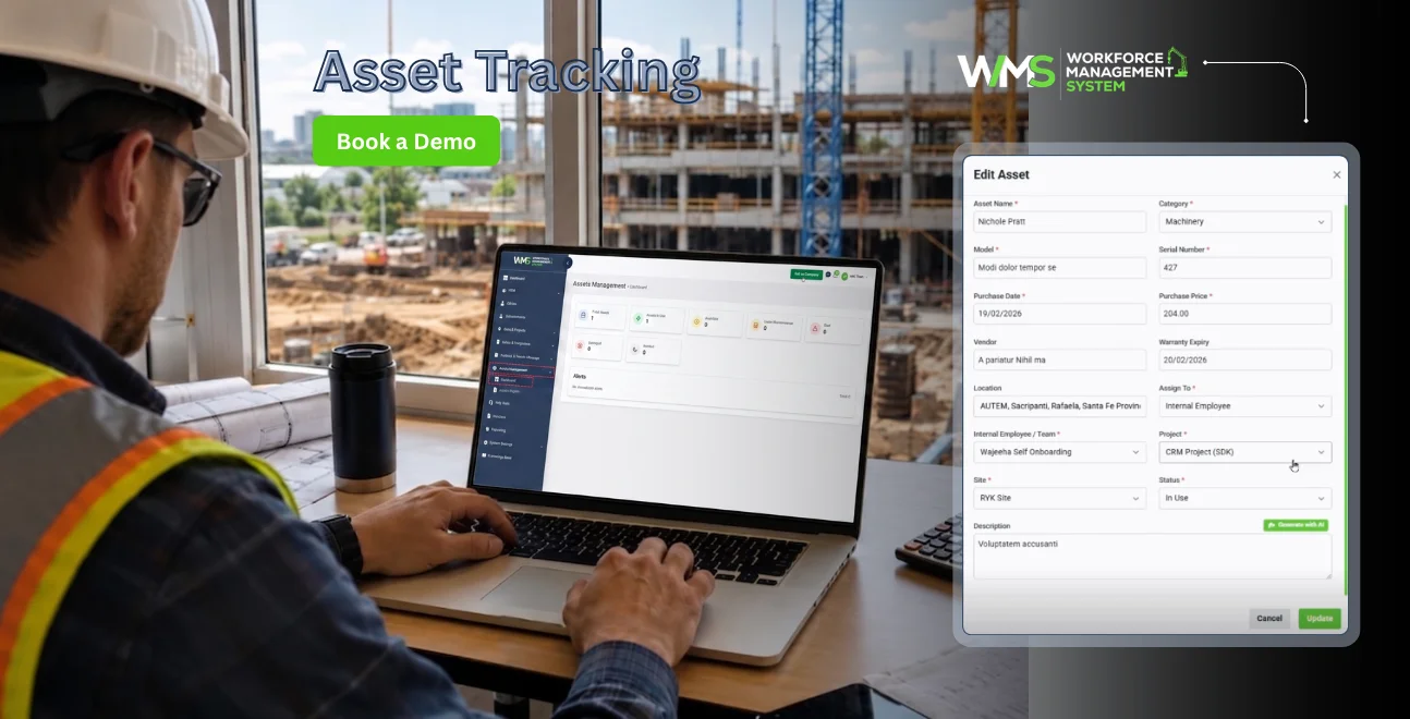 Site Asset Register Software for Construction