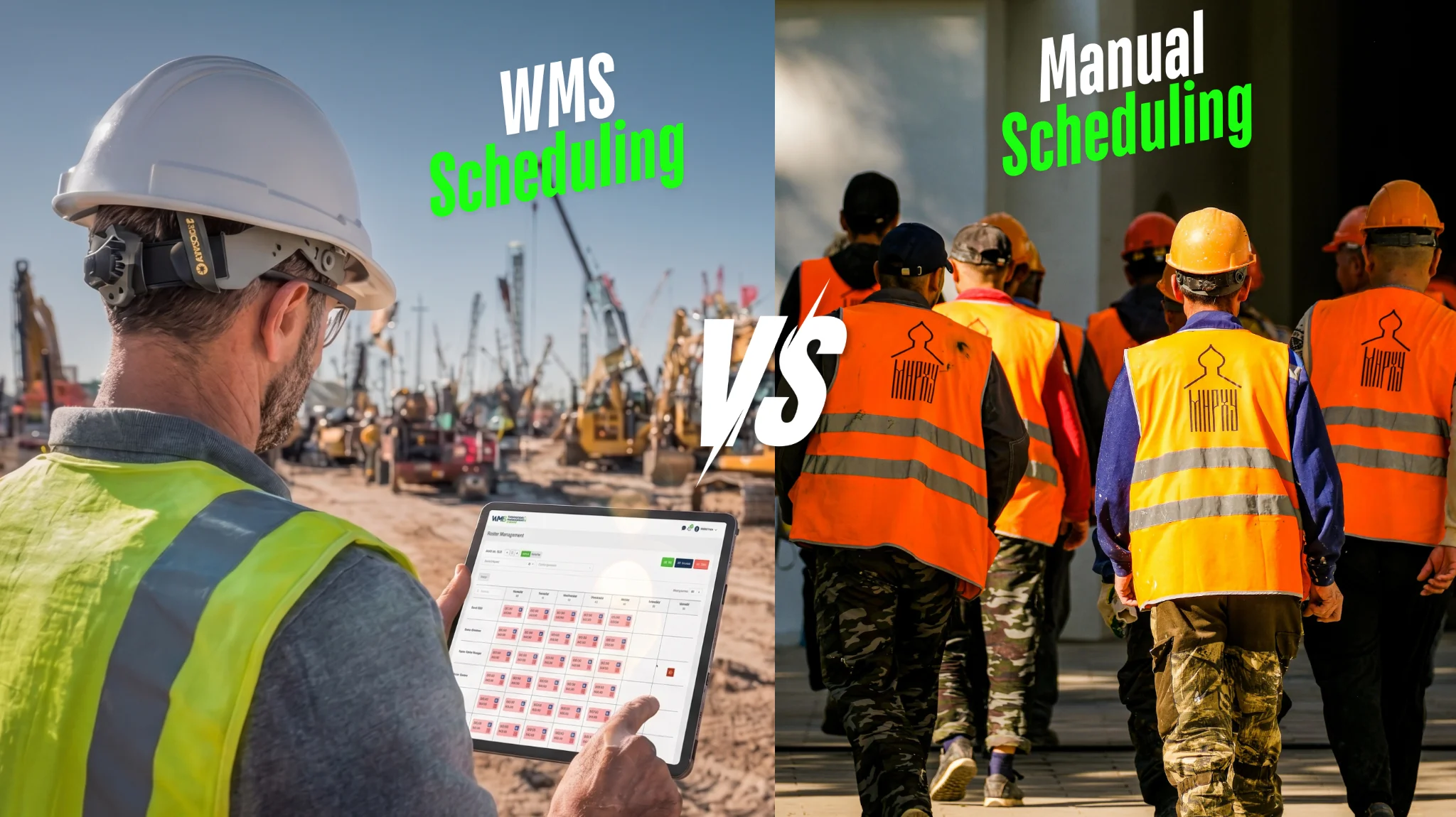 Comparing Manual Scheduling with a WMS