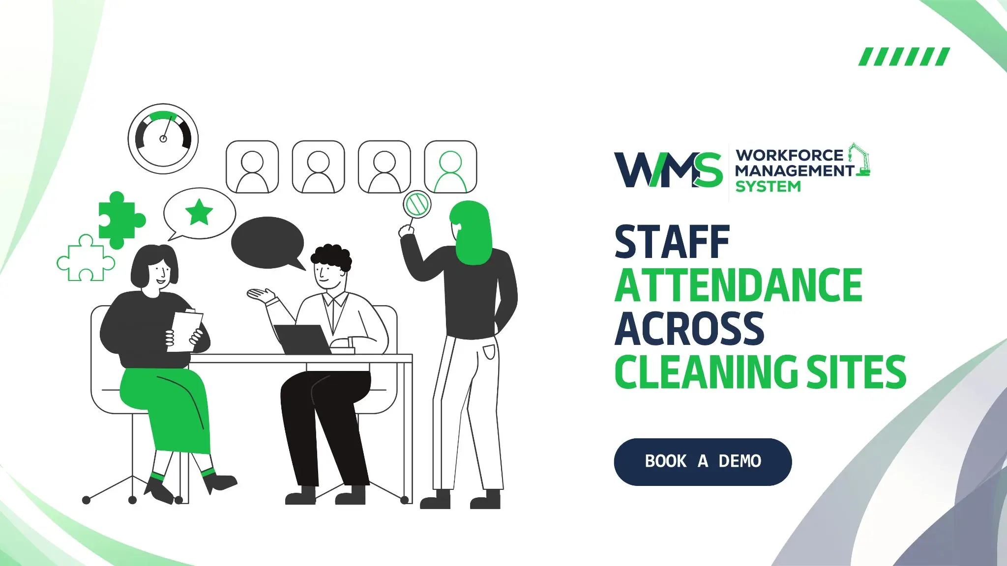 Staff Attendance Across Cleaning Sites